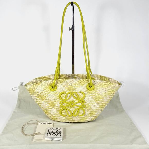 Loewe Anagram Palm Leaf Small Basket Bag - Picture 2 of 11